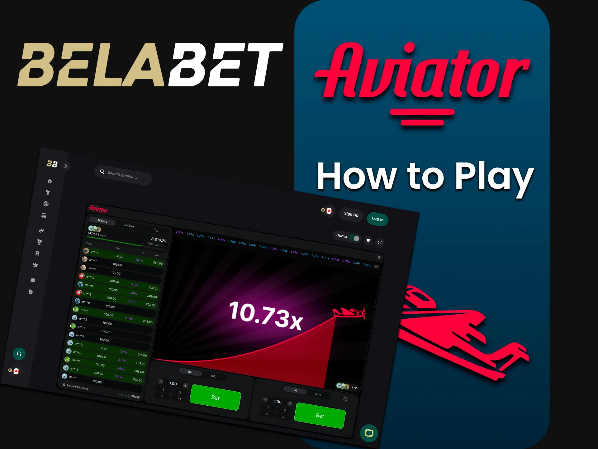 Start playing and winning the Aviator game with just a few clicks on the Belabet website.