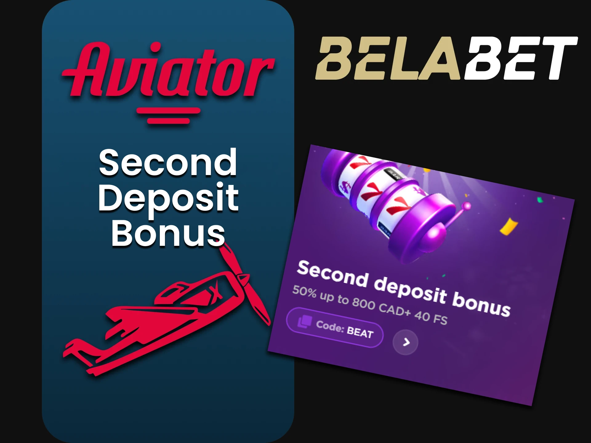 Make the second deposit on the Belabet platform to get the bonus.